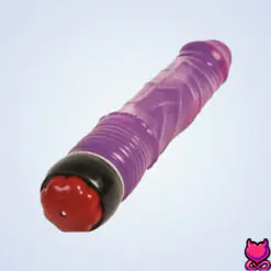 Alternative view of Long Jelly Realistic Vibrator DV-005