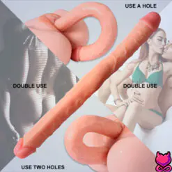 Alternative view of 14 inch Double Sided Dildo for Couple DV-011