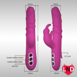 Alternative view of YLOVE 360 Degree Rotating G-spot Rabbit Vibrator RV-007