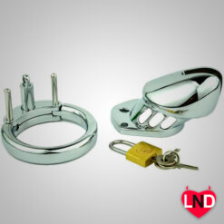 Stainless Steel Chastity Cage for Men