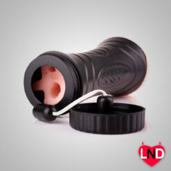 Alternative view of Multi-Speed Vibrating Fake Vagina Masturbator FMT-019