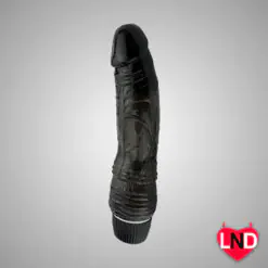 6 Inch Black Vibrating Dildo