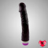 8 inch black vibrating dildo